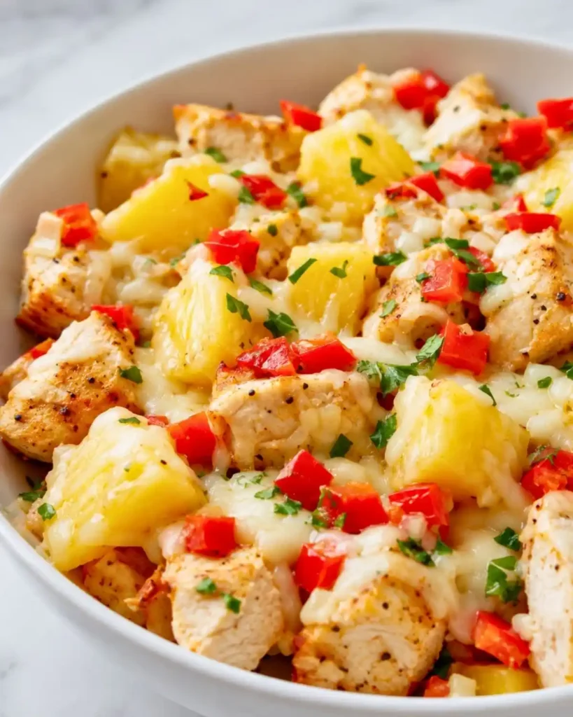 Hawaiian Pizza Chicken Bowls: A Flavorful Weeknight Meal