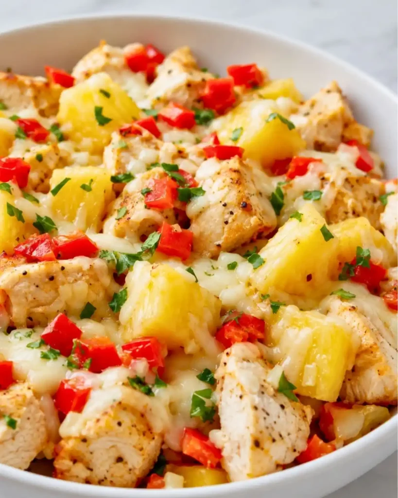 Hawaiian Pizza Chicken Bowls: A Flavorful Weeknight Meal
