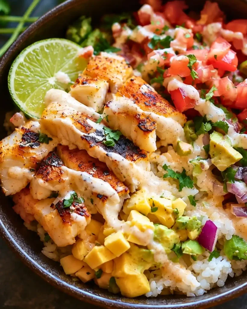Flavorful Low-Carb Fish Taco Bowls