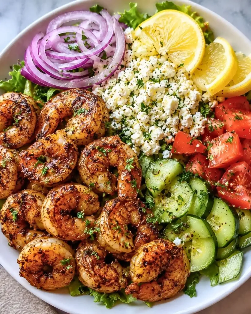 Greek Shrimp Mediterranean Bowl