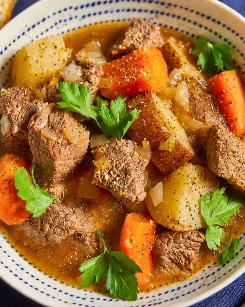 Easy Slow Cooker Beef Stew
