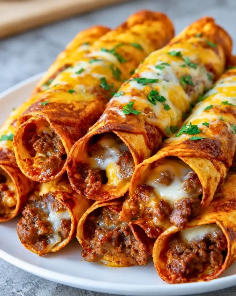 30-Minute Crispy Cheesy Beef Taquitos That Wow Every Time
