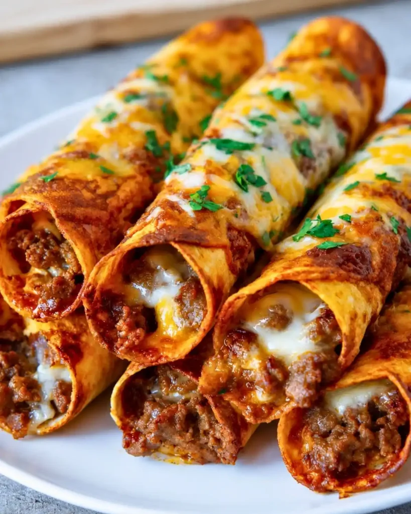 30-Minute Crispy Cheesy Beef Taquitos That Wow Every Time