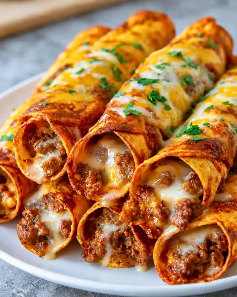 30-Minute Crispy Cheesy Beef Taquitos That Wow Every Time