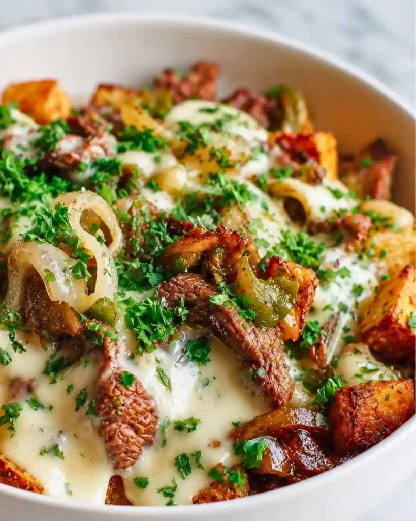 High-Protein Bowl with Juicy Steak and Crispy Potatoes