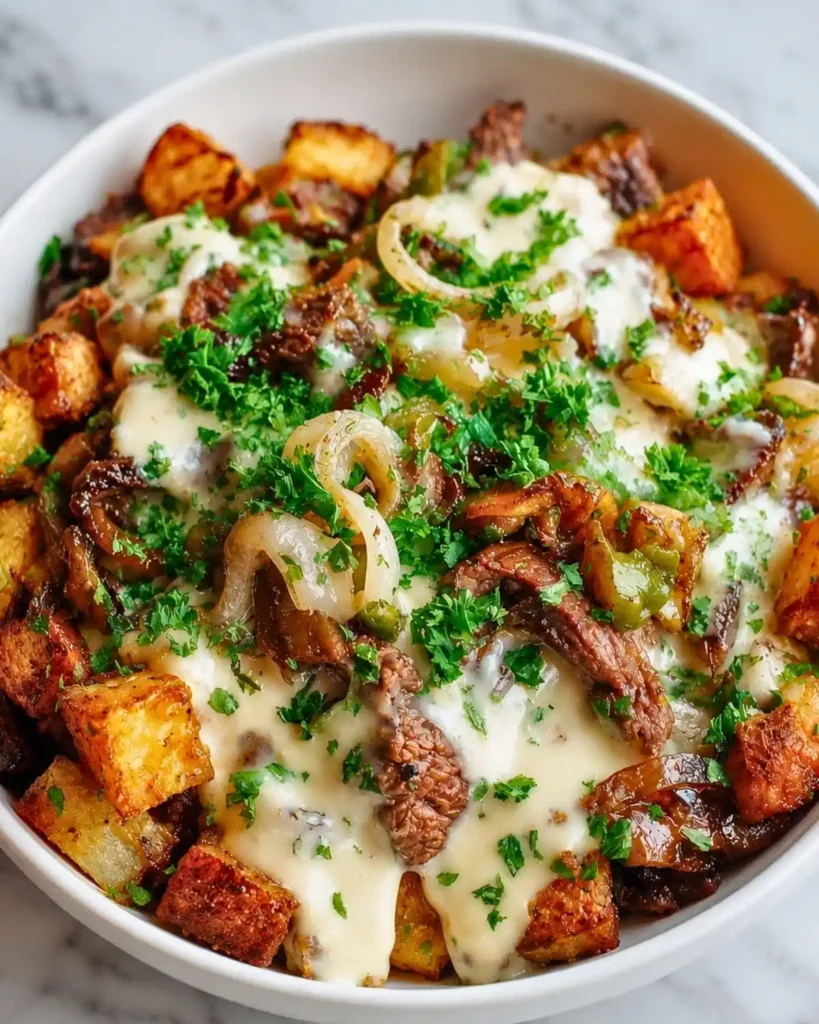 High-Protein Bowl with Juicy Steak and Crispy Potatoes