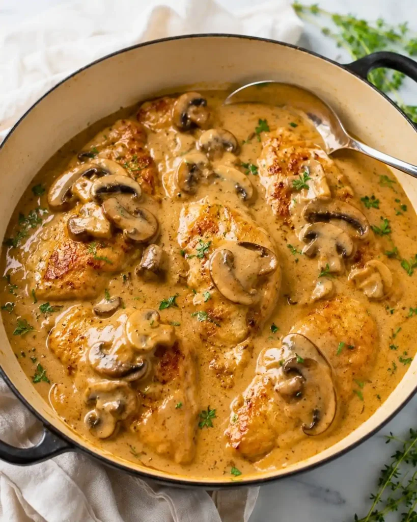 Mushroom Chicken - Gourmet Style Recipe