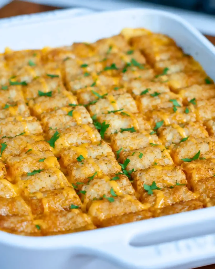 Cheeseburger Tater Tot Casserole