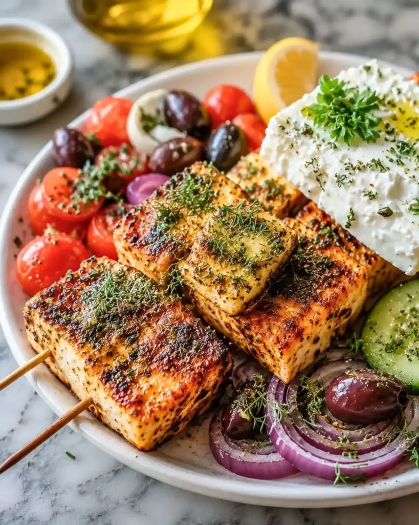 Easy Mediterranean Diet Chicken Skewers