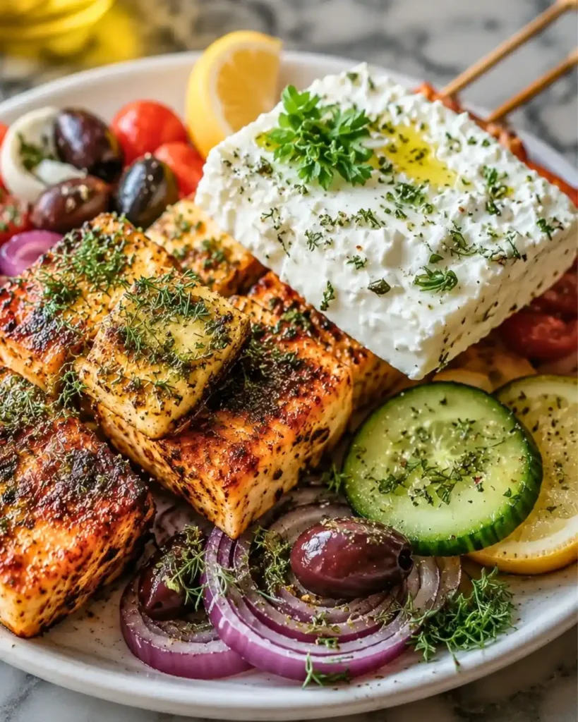 Easy Mediterranean Diet Chicken Skewers