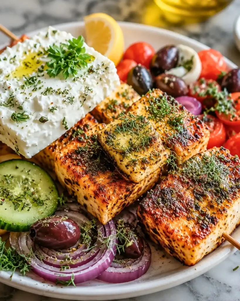 Easy Mediterranean Diet Chicken Skewers