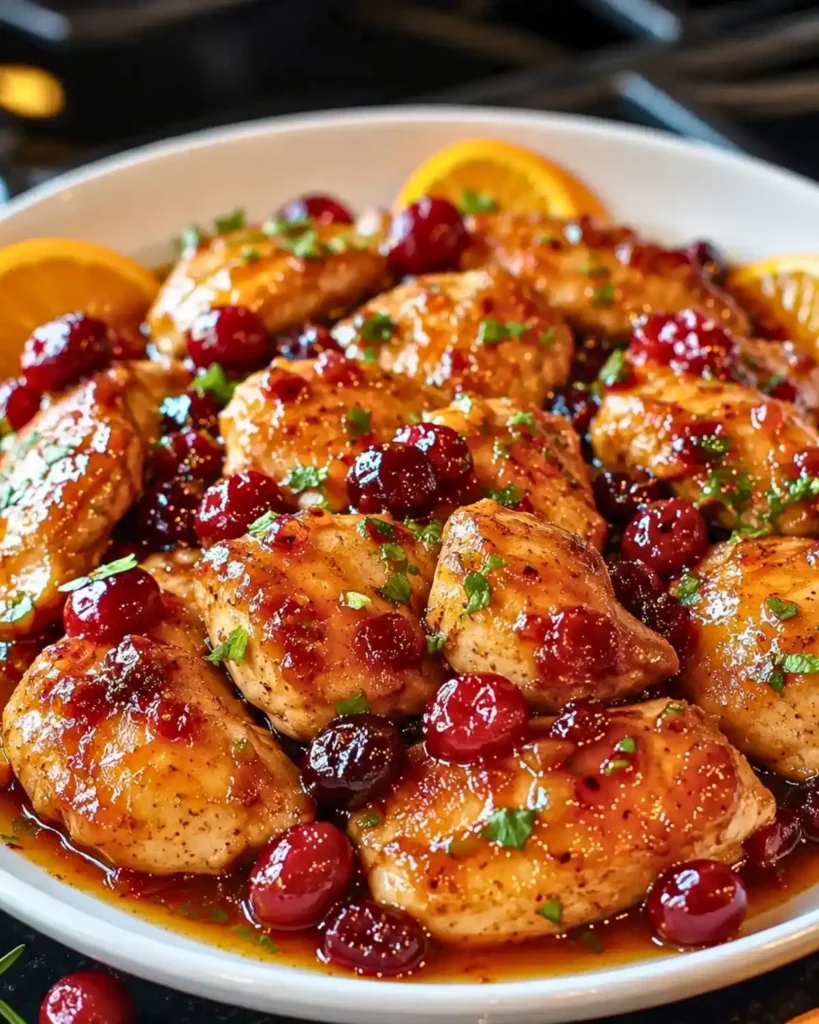 Easy Cranberry Orange Chicken for a Cozy Holiday Dinner