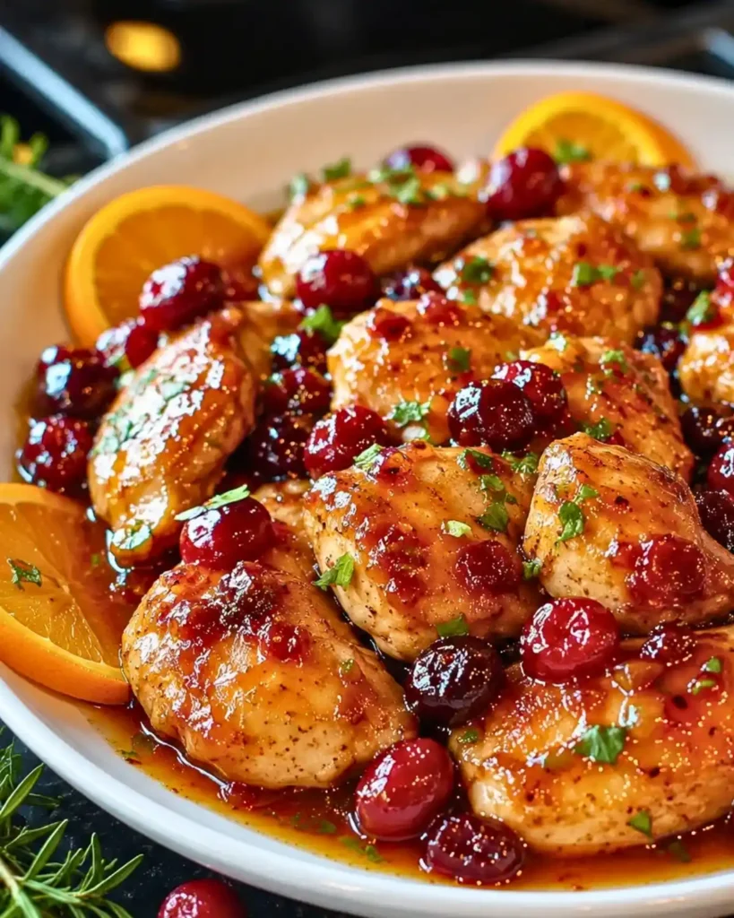 Easy Cranberry Orange Chicken for a Cozy Holiday Dinner