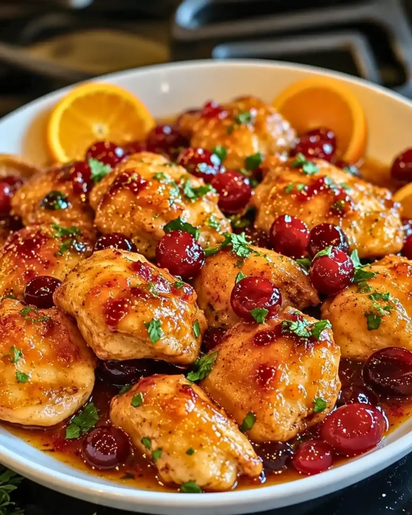 Easy Cranberry Orange Chicken for a Cozy Holiday Dinner