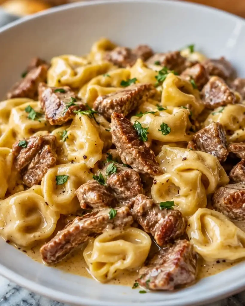 Philly Cheesesteak Tortellini Pasta: A Speedy Comfort Food Classic