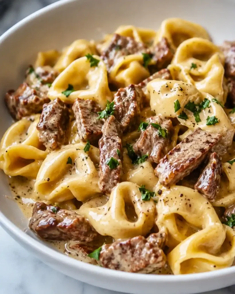Philly Cheesesteak Tortellini Pasta: A Speedy Comfort Food Classic