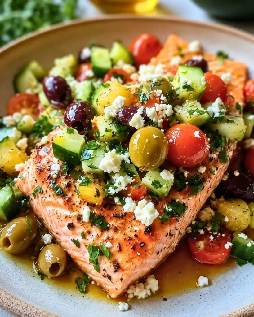 Easy Mediterranean Salmon for a Quick Healthy Dinner