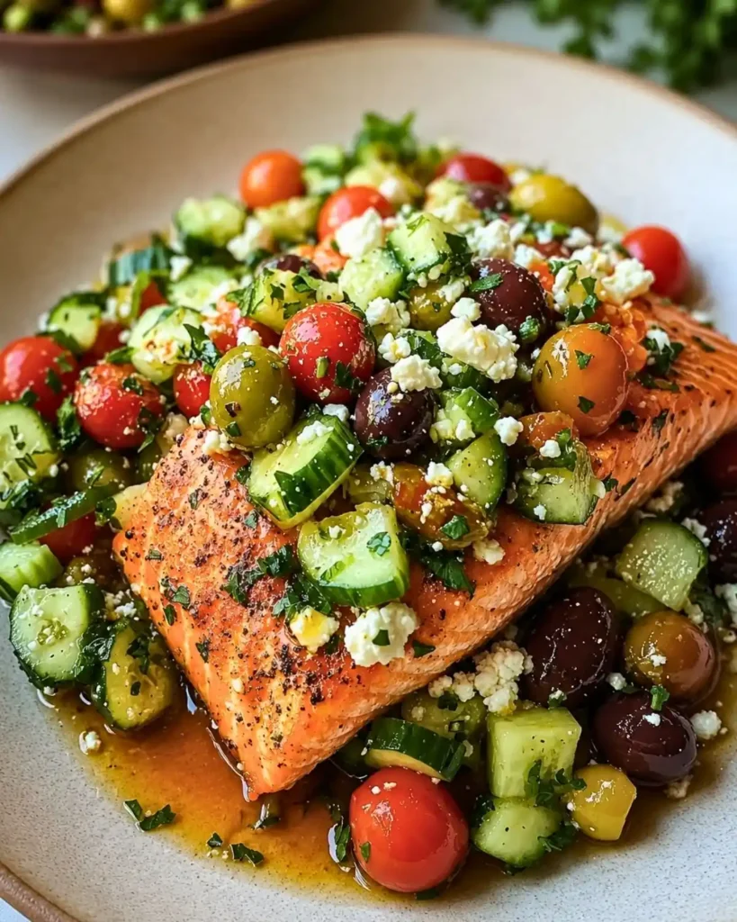 Easy Mediterranean Salmon for a Quick Healthy Dinner