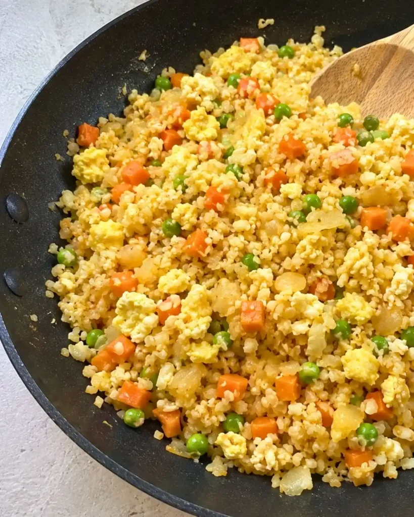 Cauliflower Fried Rice (Healthy & Low Carb Dinner)