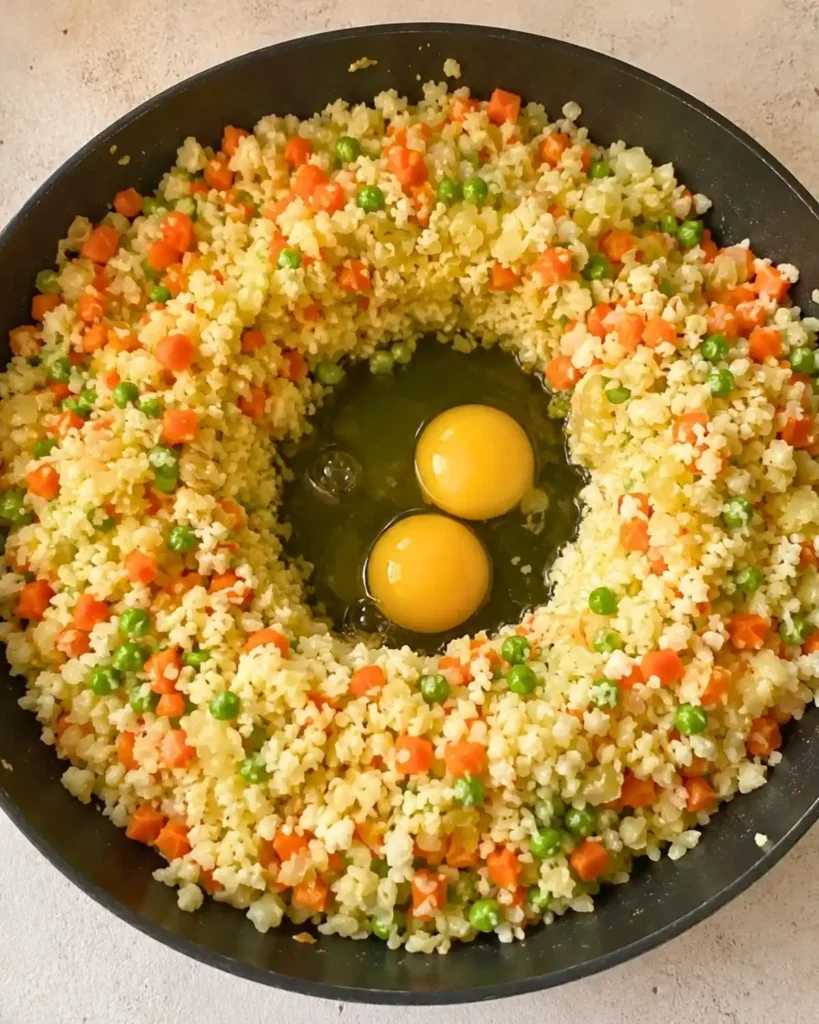Cauliflower Fried Rice (Healthy & Low Carb Dinner)