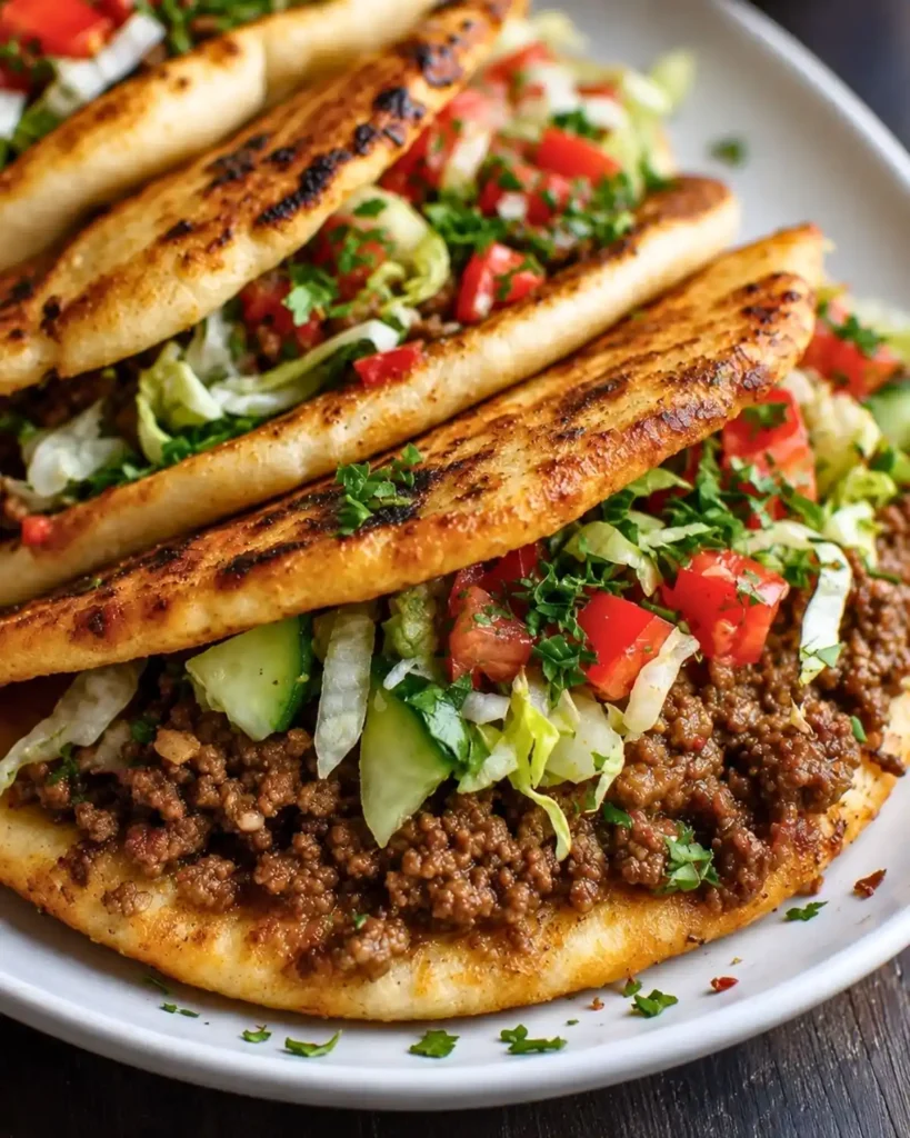 Easy Mediterranean Ground Beef Pita Pockets for Quick Dinner