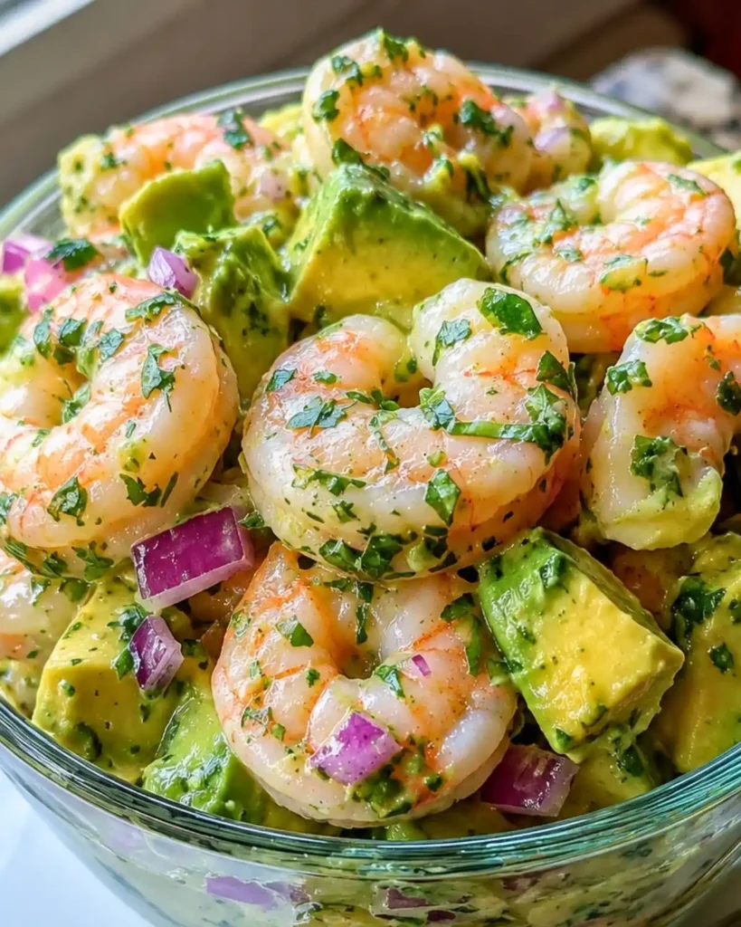 Creamy Shrimp Avocado Salad for a Quick High-Protein Lunch