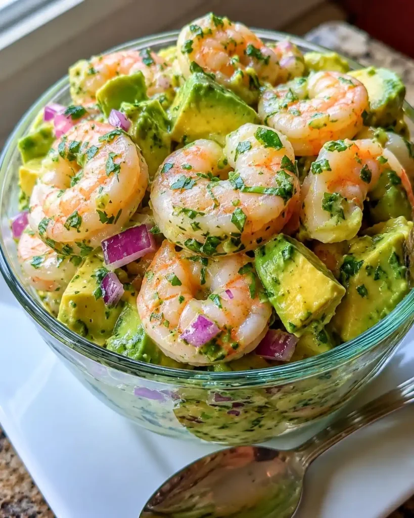 Creamy Shrimp Avocado Salad for a Quick High-Protein Lunch