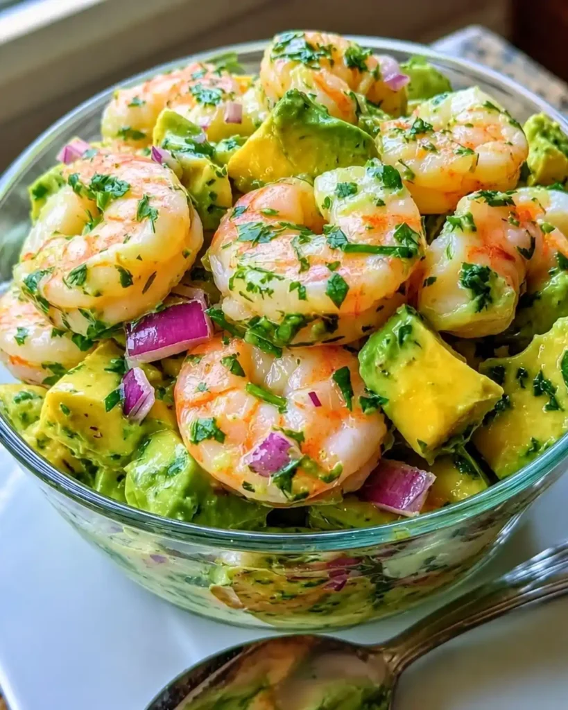Creamy Shrimp Avocado Salad for a Quick High-Protein Lunch