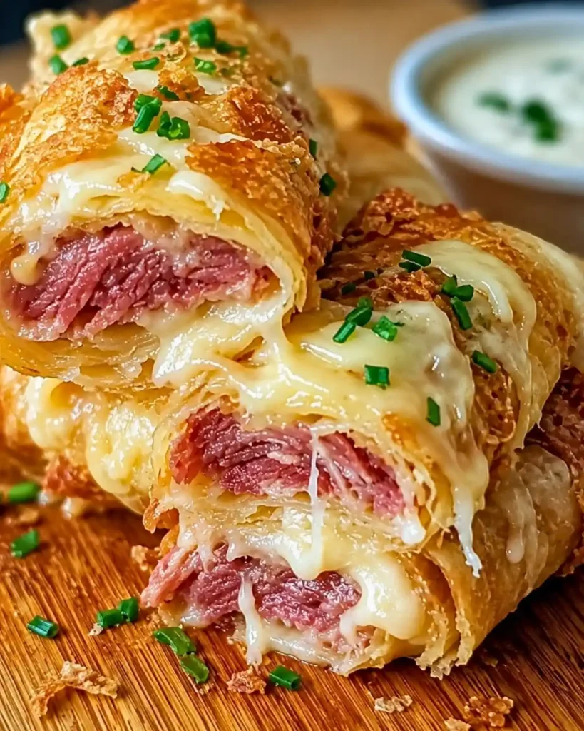 Keto Crispy Reuben Roll-Ups for Quick Low-Carb Delight