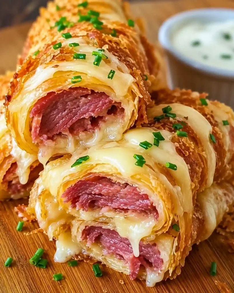 Keto Crispy Reuben Roll-Ups for Quick Low-Carb Delight