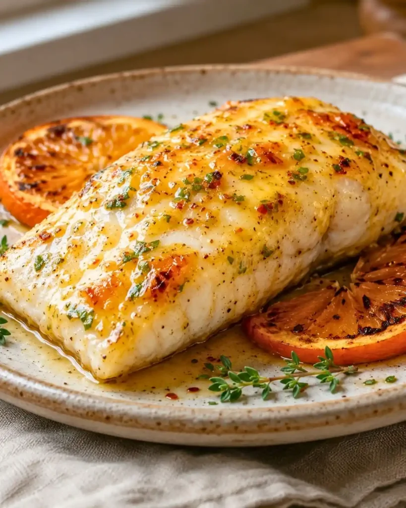 Orange Dijon Grilled Halibut Recipe for a Healthy BBQ Dinner