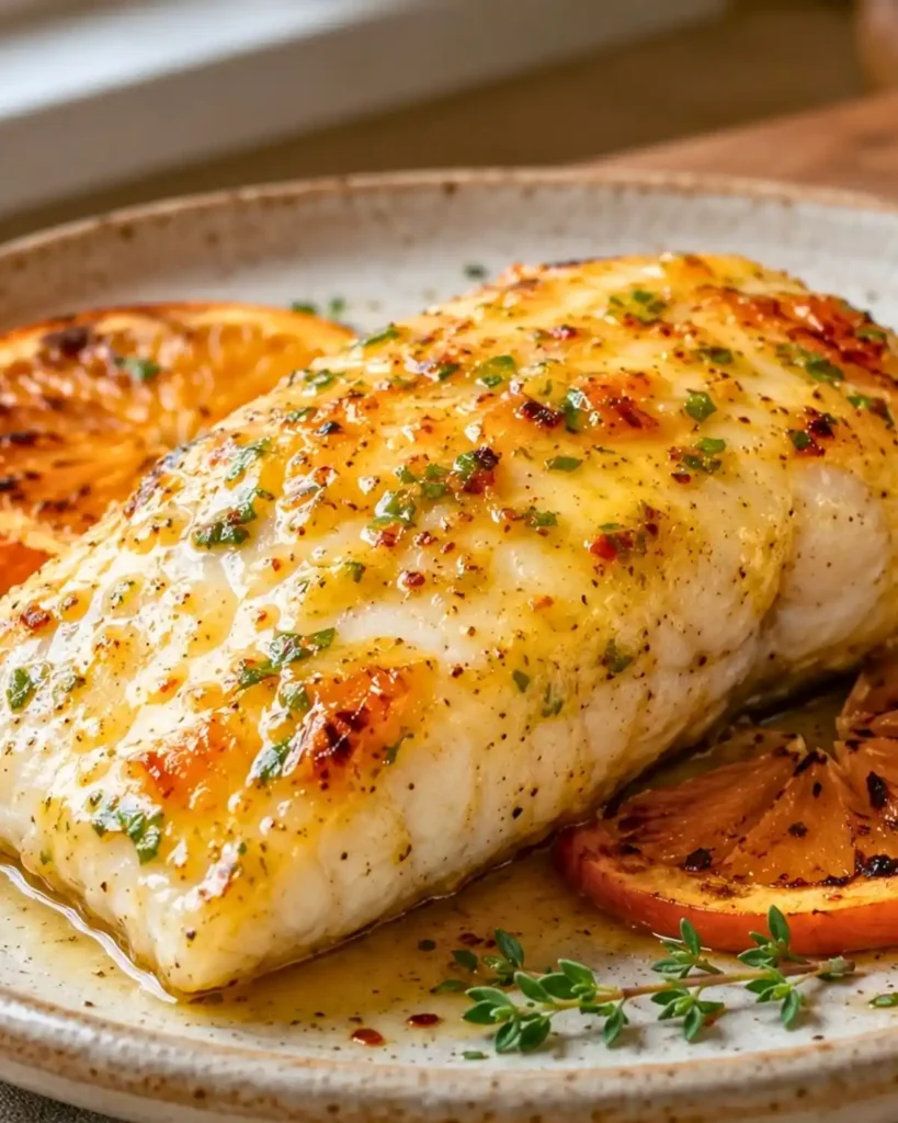 Orange Dijon Grilled Halibut Recipe for a Healthy BBQ Dinner