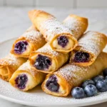 Blueberry Cream Cheese Egg Rolls