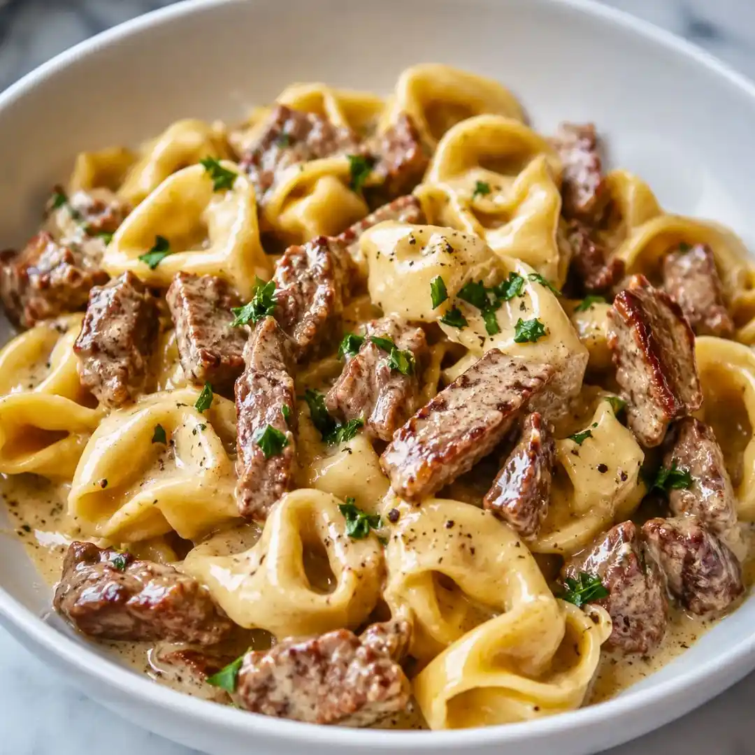 Philly Cheesesteak Tortellini Pasta: A Speedy Comfort Food Classic