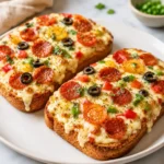 High-Protein Air Fryer Cottage Cheese Pizza Toast