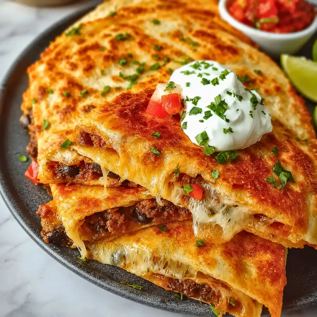 Sheet Pan Tex-Mex Quesadillas