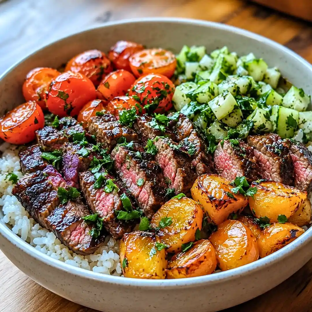 Mediterranean Steak Bowls: A Fresh and Flavor-Packed Meal