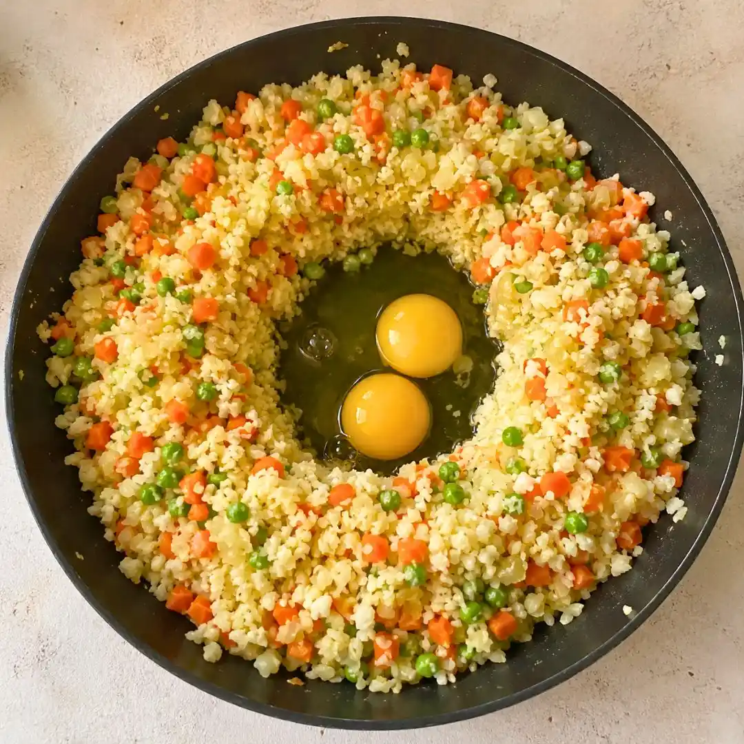 Cauliflower Fried Rice (Healthy & Low Carb Dinner)