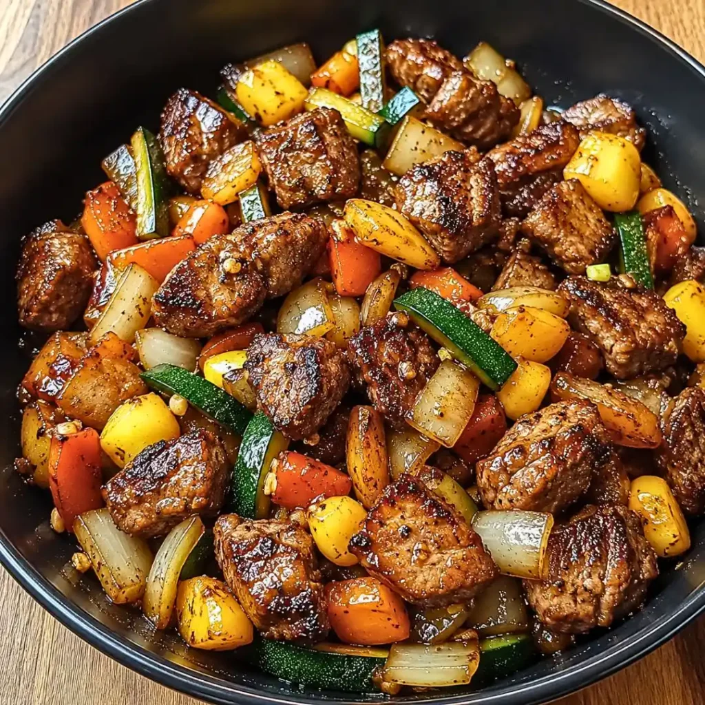 Quick Blackstone Cowboy Stir Fry for Easy Dinner