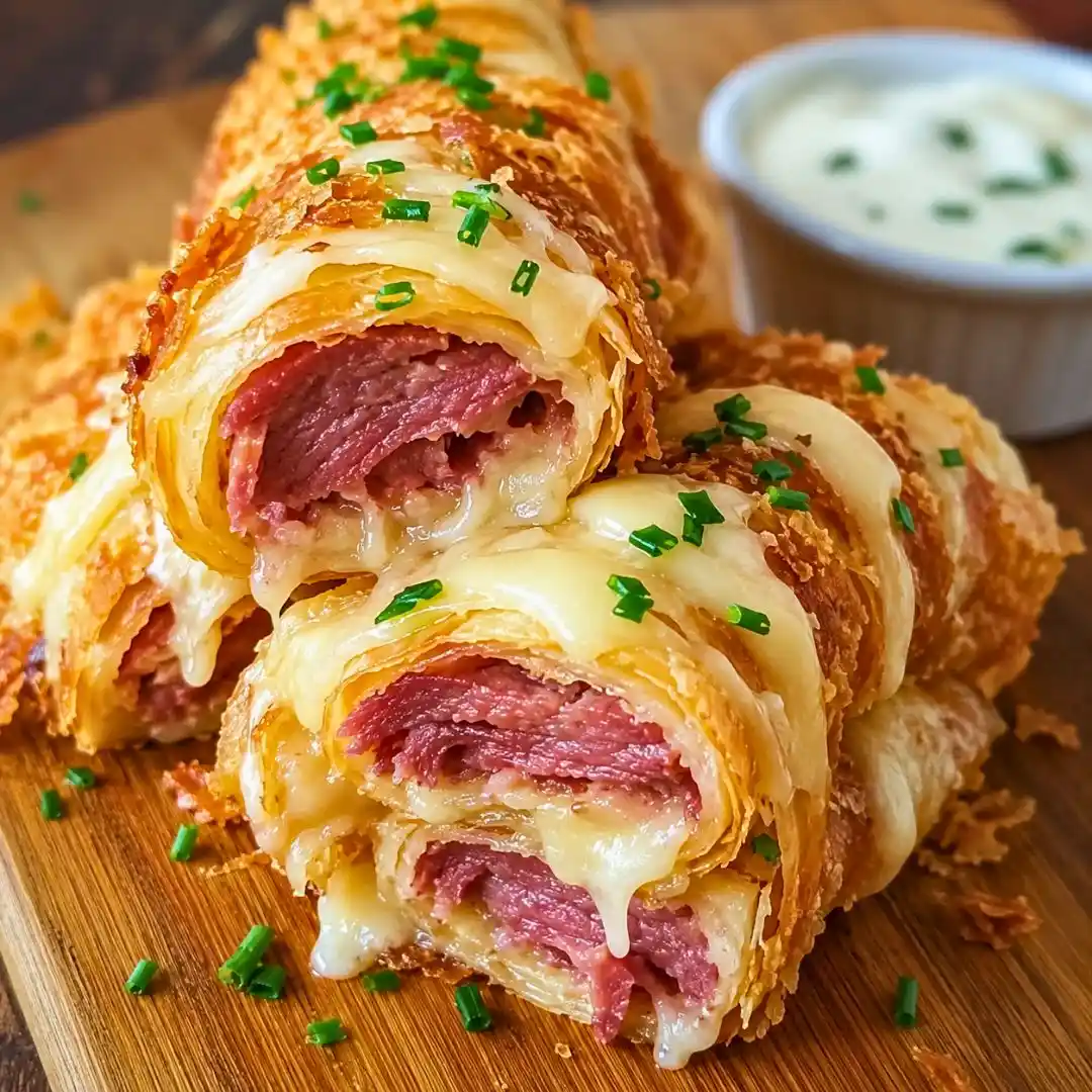 Keto Crispy Reuben Roll-Ups for Quick Low-Carb Delight
