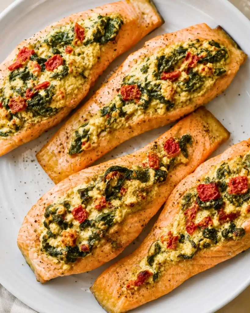 Stuffed Salmon With Spinach & Feta is the ultimate weeknight dinner solution for busy households craving a restaurant-quality meal.
