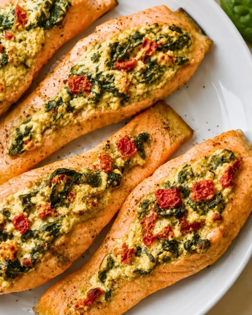 Stuffed Salmon With Spinach & Feta is the ultimate weeknight dinner solution for busy households craving a restaurant-quality meal.