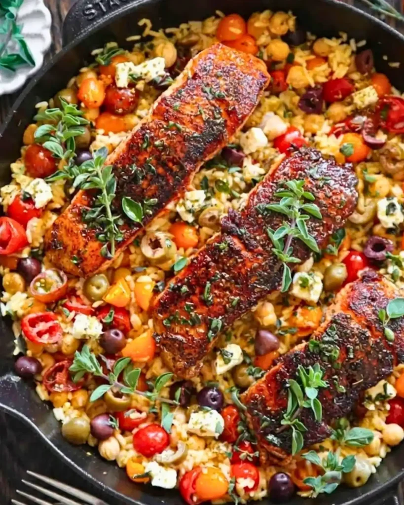 Mediterranean Salmon (30-Minute, One-Pan Meal)