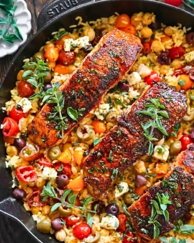 Mediterranean Salmon (30-Minute, One-Pan Meal)