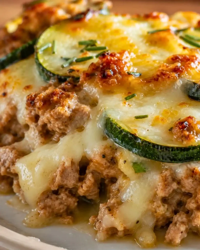 Easy Ground Turkey Zucchini Casserole – Low Carb High Protein Dinner