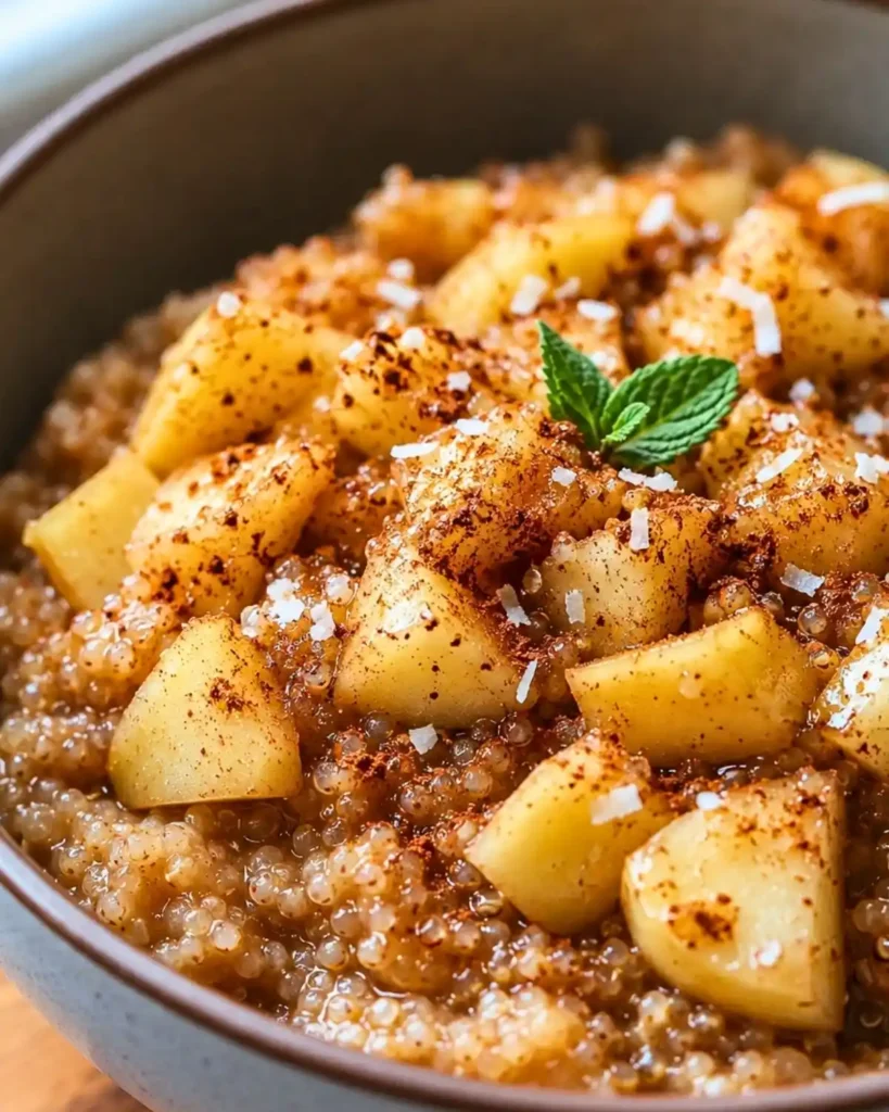 Cinnamon Apple Breakfast Quinoa