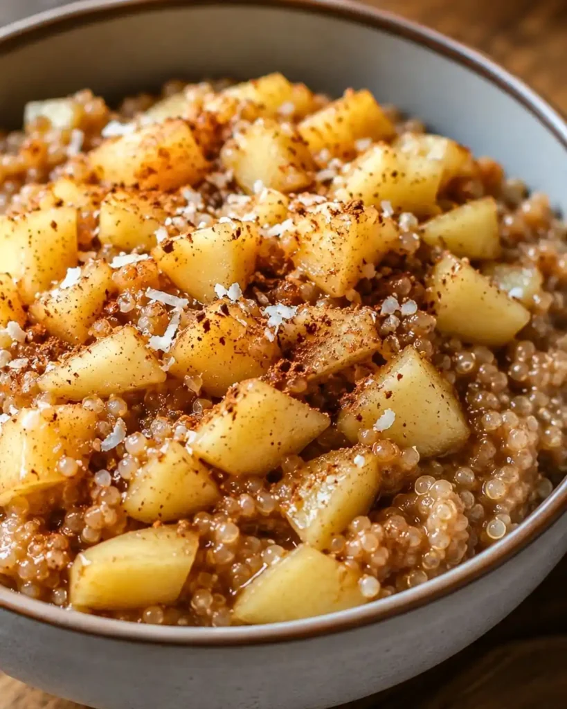 Cinnamon Apple Breakfast Quinoa