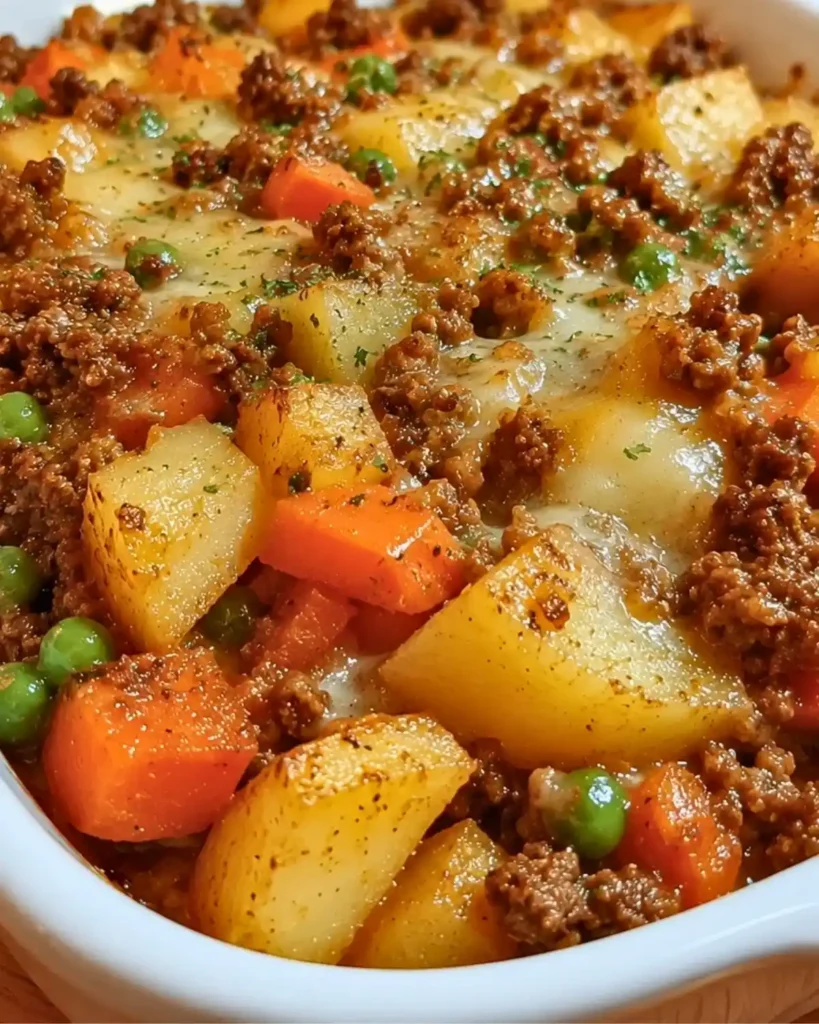 Cheesy Hobo Casserole for an Easy Family Dinner