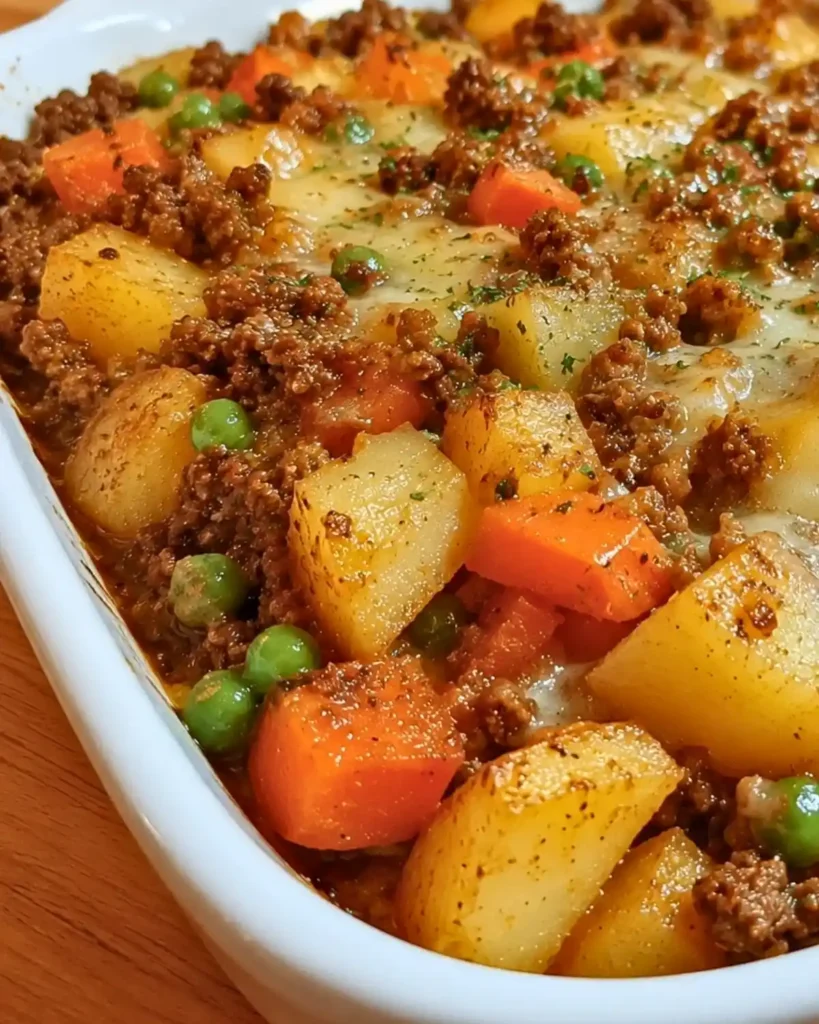 Cheesy Hobo Casserole for an Easy Family Dinner