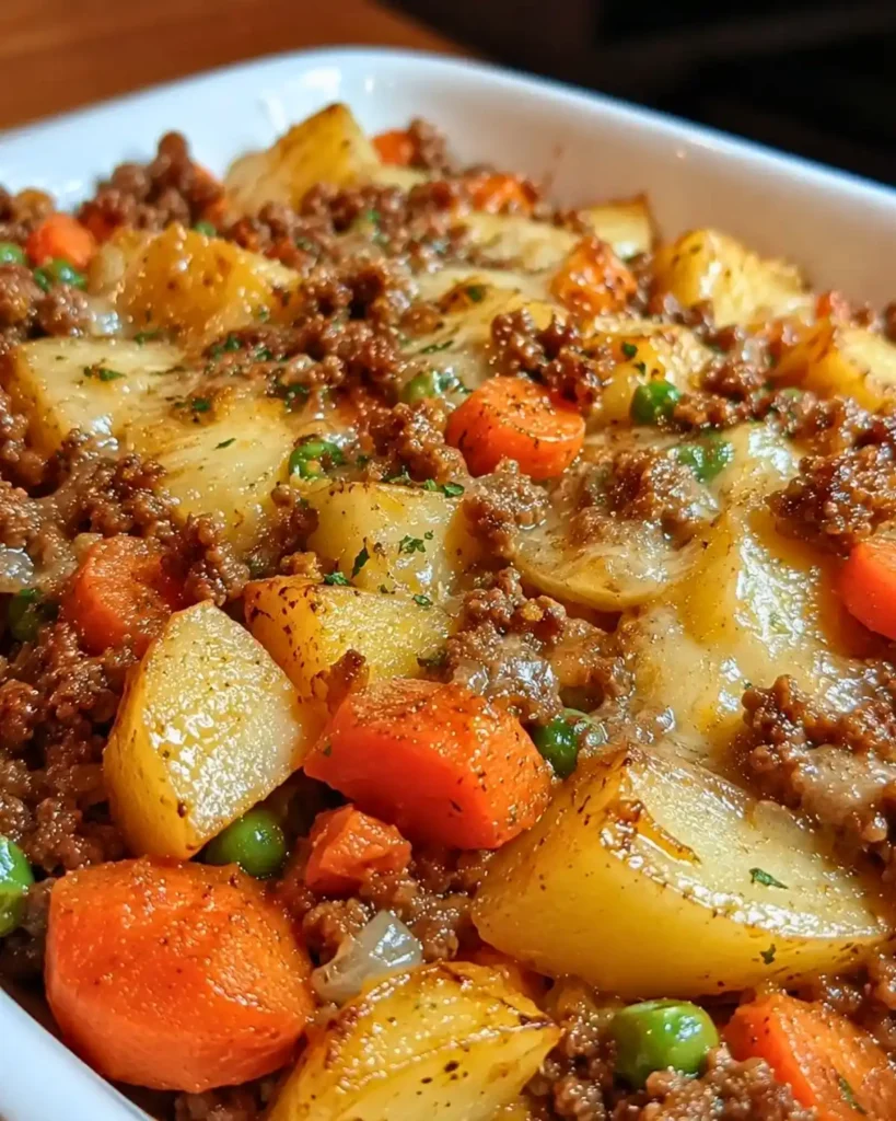 Cheesy Hobo Casserole for an Easy Family Dinner